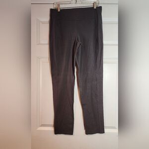 Women With Control Stretchy Gray Straight Leg Leggings M